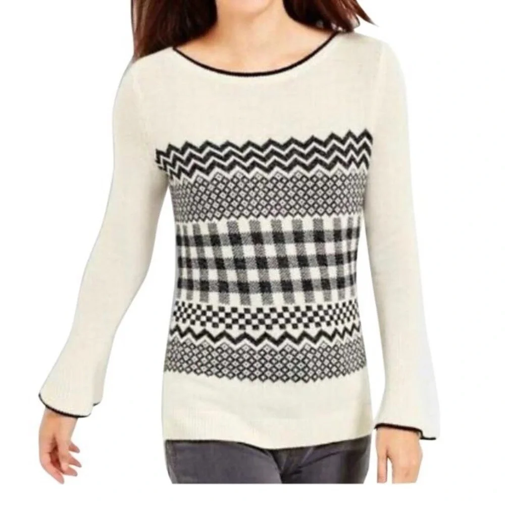 Talbots flare sleeve